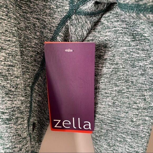 NWT-ZELLA-RELAXED Fit Cool Down Two Tone Cocoon Draped Active Cardigan - Picture 13 of 16